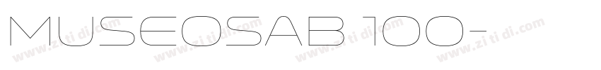 Museosab 100字体转换